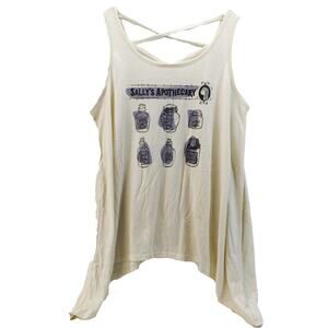 Women's Large White Sally's Apothecary Disney Nightmare Before Christmas